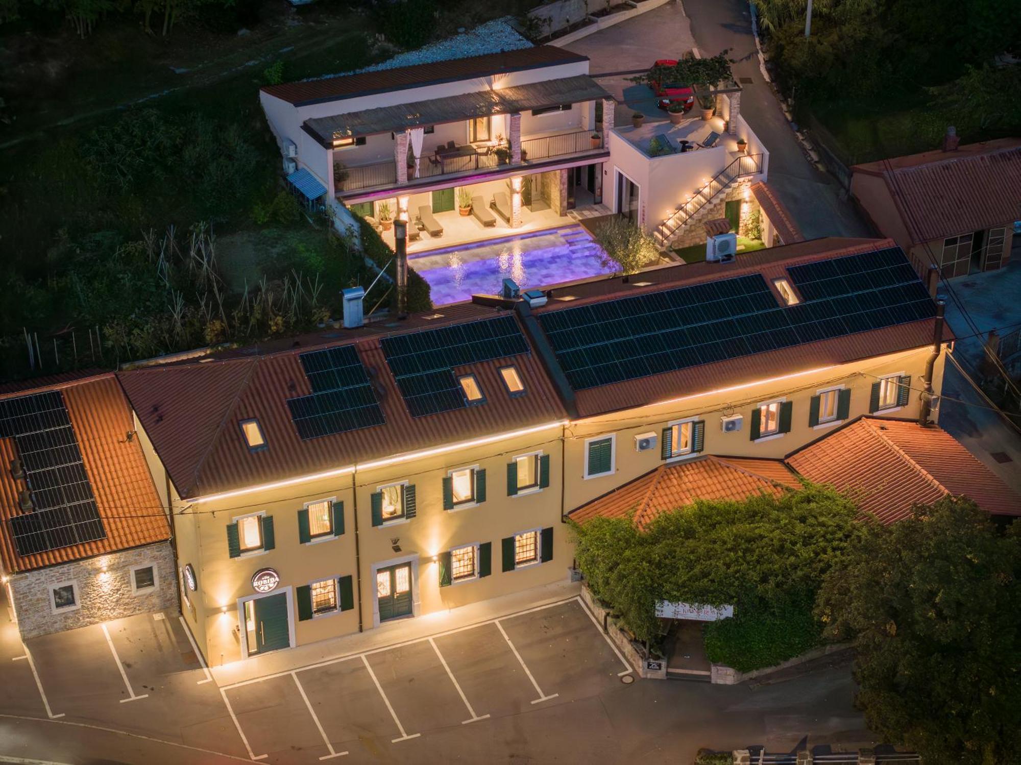 Vila Robida Rooms & Spa Crni Kal Экстерьер фото